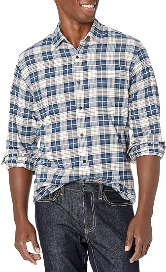 Regular-Fit Long-Sleeve Flannel Shirt (Available in Big & Tall)