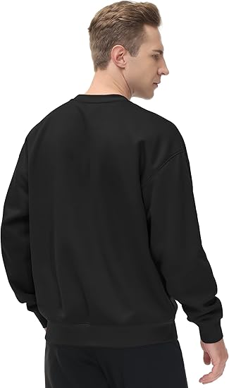 Crewneck Sweatshirt Thick Loose fit Soft Basic Pullover Sweatshirt